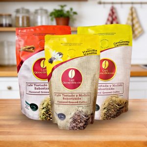 café grano dorado stand pouch