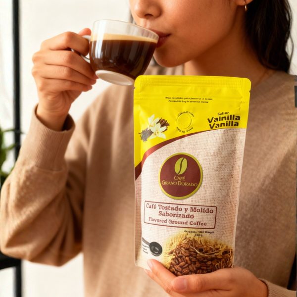 café grano dorado stand pouch